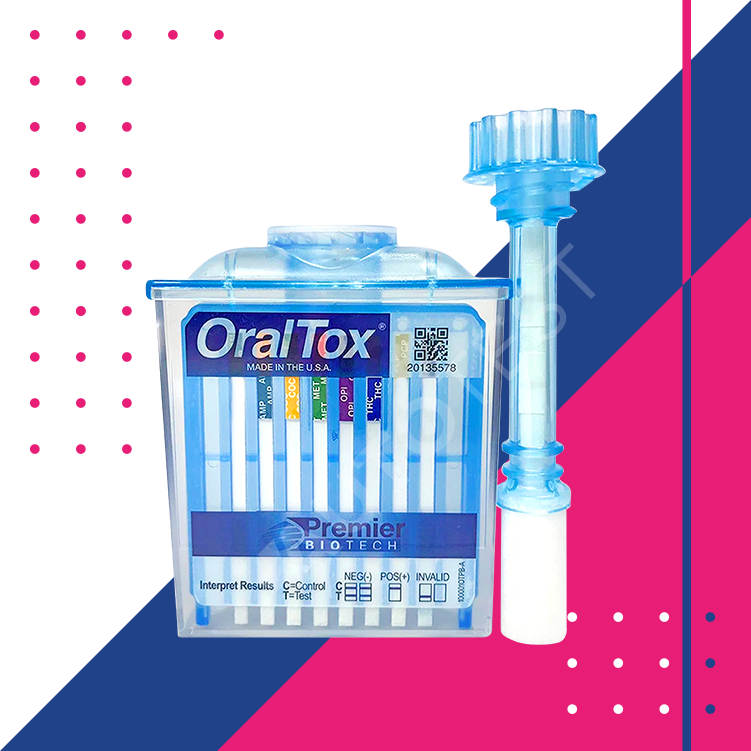 OralTox Test de Drogas en Saliva FDA – 5 Drogas – Autotest Chile