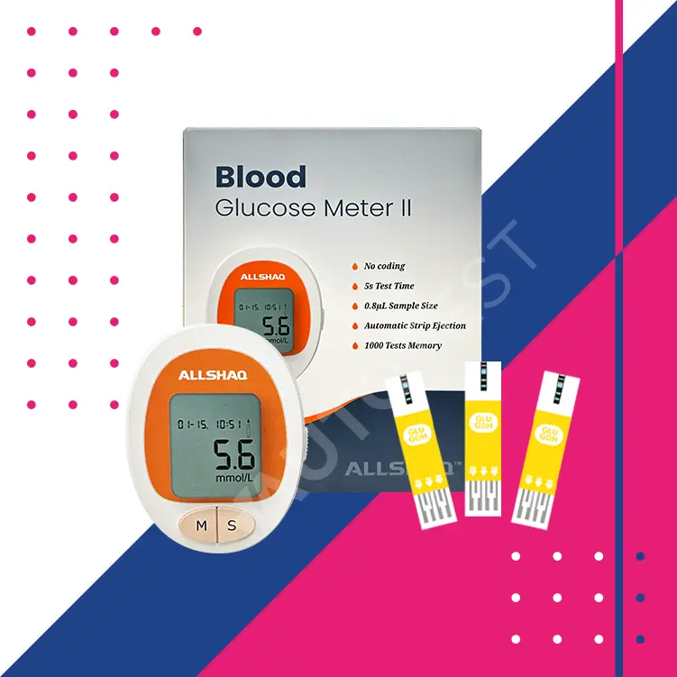 Glucómetro AllShaq Plus II